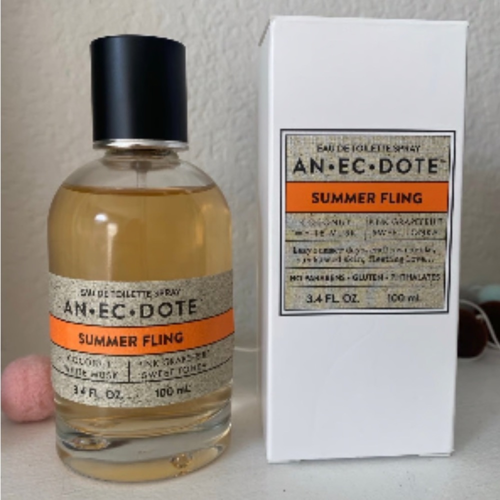 Anecdote summer fling eau de toilette perfume 3.4 fl oz -Anthropologie Fragrance